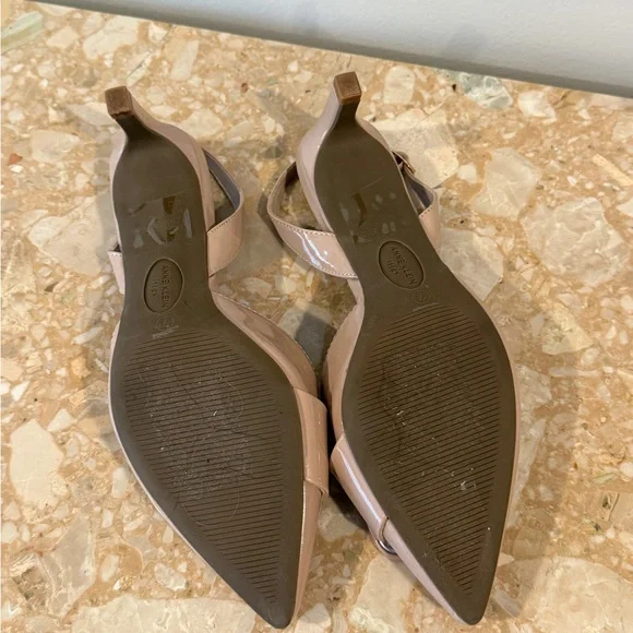Anne Klein Women's Nude Pointed Slingback - Kitten heel - Picture 3 of 3
